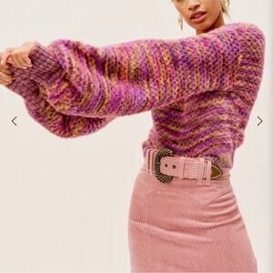 🆕 For Love and Lemons Kara sweater with balloon sleeve
